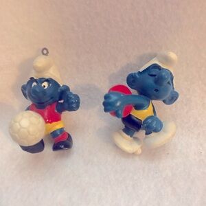 Smurf soccer and discus Toy Set
